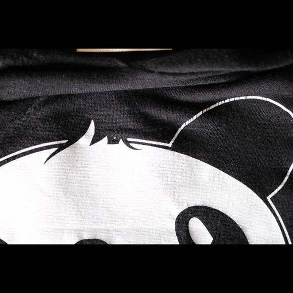 Enough About Me | long sleeve hooded shirt, size M - Picture 3 of 4